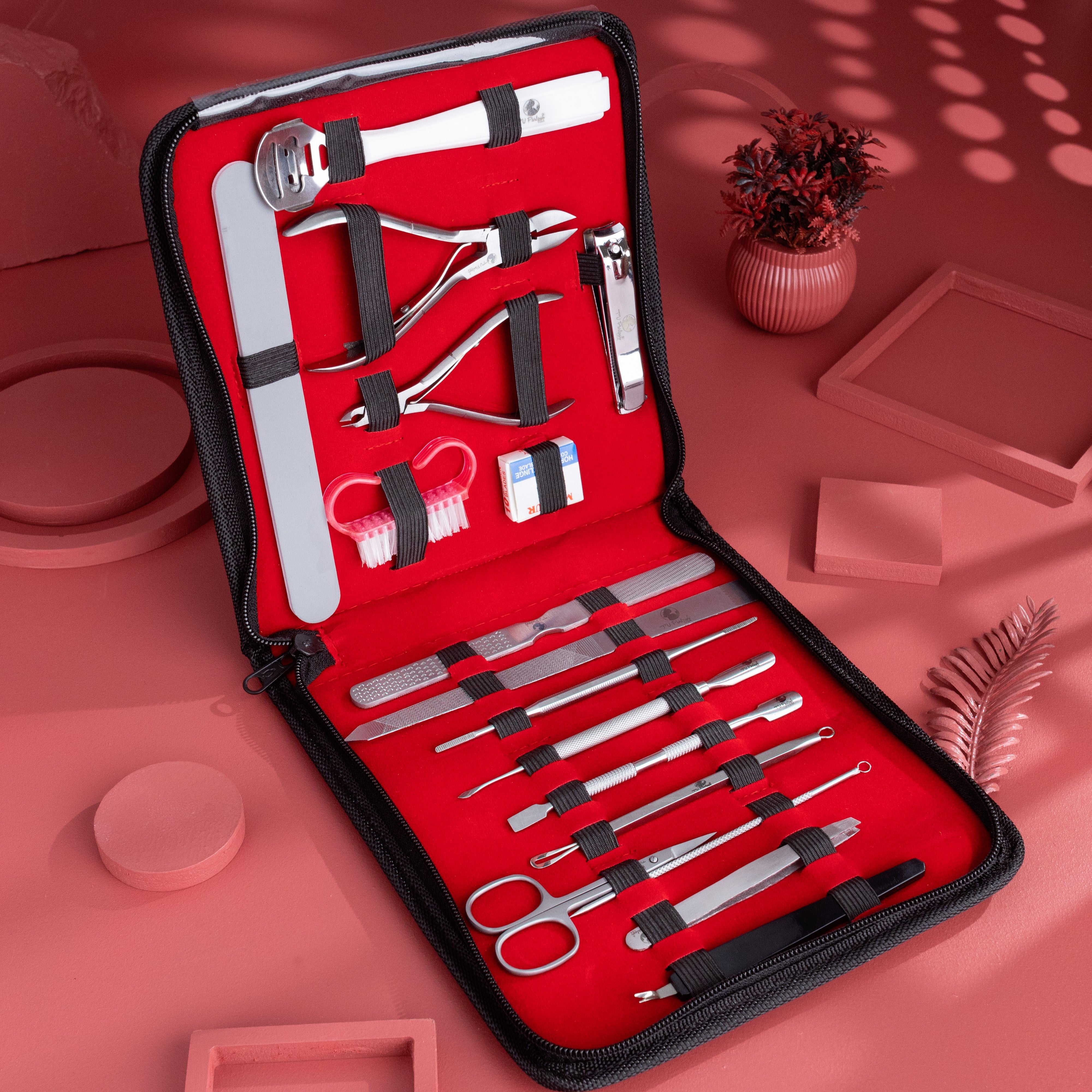 17 Pcs Professional Manicure & Pedicure Set #01 - Tv Parlour 17 Pcs Professional Manicure & Pedicure Set #01 - Tv Parlour