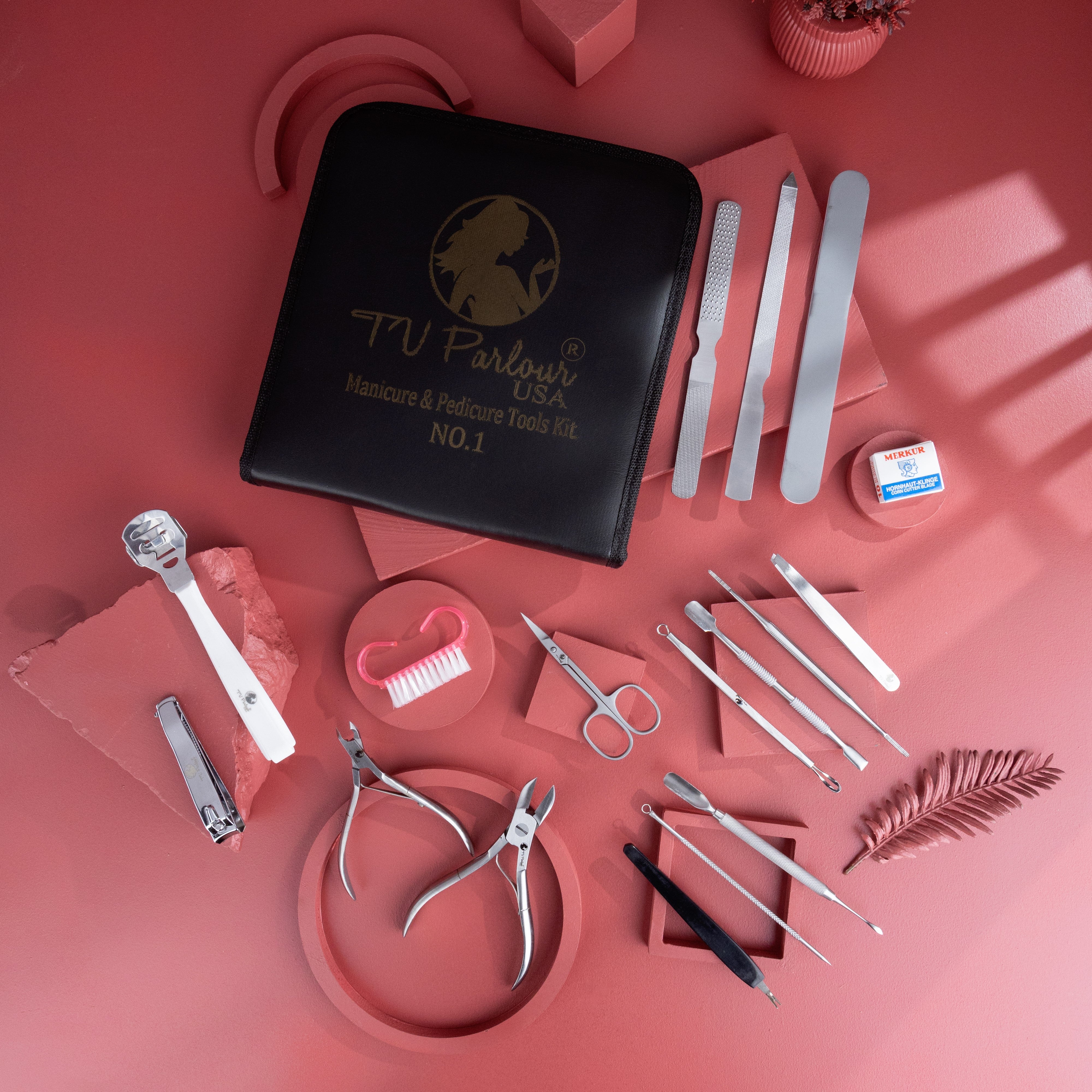 17 Pcs Professional Manicure & Pedicure Set #01 - Tv Parlour 17 Pcs Professional Manicure & Pedicure Set #01 - Tv Parlour