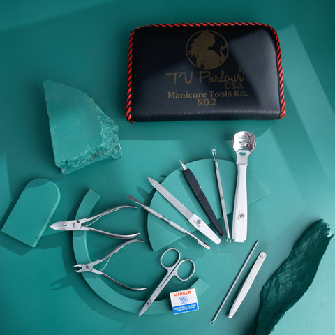 11 Pcs Professional Manicure & Pedicure Set #02 - Tv Parlour