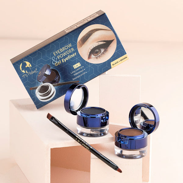 Eye Brow Powder & Gel Eyeliner - Tv Parlour