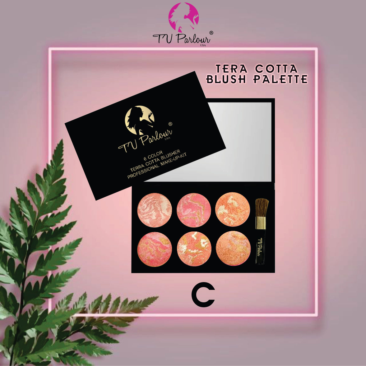 SIXER TERA-COTTA BLUSH PALETTE (BLACK)