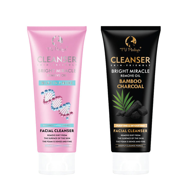 FACE WASH CLEANSER BRIGHT MIRACLE REMOVE OIL