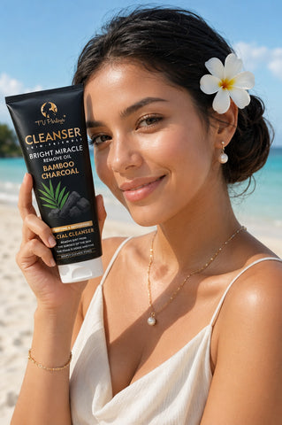 FACE WASH CLEANSER BRIGHT MIRACLE REMOVE OIL